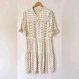 NWOT Markus by Markus Lupfer Carter Lip Print Dress Size M‎